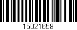Código de barras (EAN, GTIN, SKU, ISBN): '15021658'