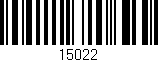 Código de barras (EAN, GTIN, SKU, ISBN): '15022'