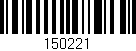 Código de barras (EAN, GTIN, SKU, ISBN): '150221'