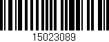 Código de barras (EAN, GTIN, SKU, ISBN): '15023089'