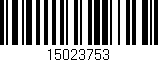 Código de barras (EAN, GTIN, SKU, ISBN): '15023753'