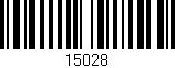 Código de barras (EAN, GTIN, SKU, ISBN): '15028'