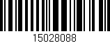 Código de barras (EAN, GTIN, SKU, ISBN): '15028088'