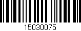 Código de barras (EAN, GTIN, SKU, ISBN): '15030075'