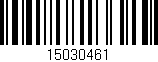 Código de barras (EAN, GTIN, SKU, ISBN): '15030461'