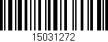 Código de barras (EAN, GTIN, SKU, ISBN): '15031272'