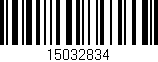 Código de barras (EAN, GTIN, SKU, ISBN): '15032834'