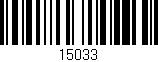 Código de barras (EAN, GTIN, SKU, ISBN): '15033'