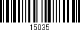 Código de barras (EAN, GTIN, SKU, ISBN): '15035'