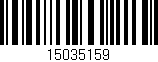 Código de barras (EAN, GTIN, SKU, ISBN): '15035159'