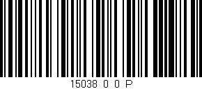 Código de barras (EAN, GTIN, SKU, ISBN): '15038_0_0_P'