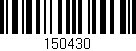 Código de barras (EAN, GTIN, SKU, ISBN): '150430'