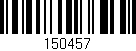 Código de barras (EAN, GTIN, SKU, ISBN): '150457'