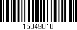 Código de barras (EAN, GTIN, SKU, ISBN): '15049010'