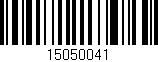 Código de barras (EAN, GTIN, SKU, ISBN): '15050041'