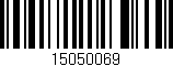Código de barras (EAN, GTIN, SKU, ISBN): '15050069'