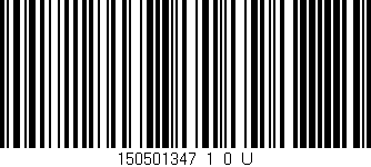 Código de barras (EAN, GTIN, SKU, ISBN): '150501347_1_0_U'