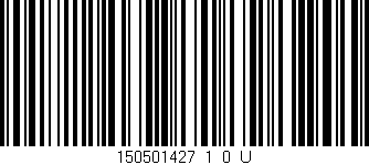 Código de barras (EAN, GTIN, SKU, ISBN): '150501427_1_0_U'