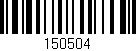Código de barras (EAN, GTIN, SKU, ISBN): '150504'
