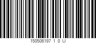Código de barras (EAN, GTIN, SKU, ISBN): '150506197_1_0_U'
