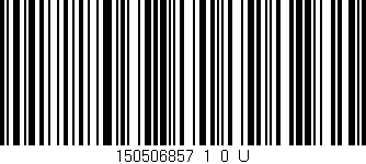 Código de barras (EAN, GTIN, SKU, ISBN): '150506857_1_0_U'