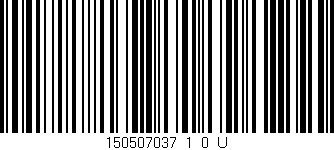 Código de barras (EAN, GTIN, SKU, ISBN): '150507037_1_0_U'