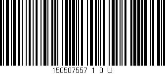 Código de barras (EAN, GTIN, SKU, ISBN): '150507557_1_0_U'