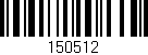 Código de barras (EAN, GTIN, SKU, ISBN): '150512'