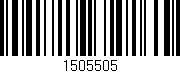 Código de barras (EAN, GTIN, SKU, ISBN): '1505505'