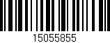 Código de barras (EAN, GTIN, SKU, ISBN): '15055855'