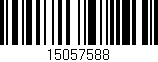 Código de barras (EAN, GTIN, SKU, ISBN): '15057588'