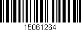 Código de barras (EAN, GTIN, SKU, ISBN): '15061264'