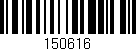 Código de barras (EAN, GTIN, SKU, ISBN): '150616'