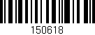 Código de barras (EAN, GTIN, SKU, ISBN): '150618'