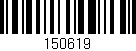 Código de barras (EAN, GTIN, SKU, ISBN): '150619'