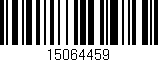 Código de barras (EAN, GTIN, SKU, ISBN): '15064459'