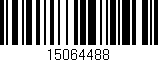 Código de barras (EAN, GTIN, SKU, ISBN): '15064488'