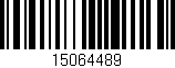 Código de barras (EAN, GTIN, SKU, ISBN): '15064489'