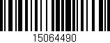 Código de barras (EAN, GTIN, SKU, ISBN): '15064490'