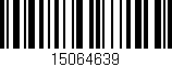 Código de barras (EAN, GTIN, SKU, ISBN): '15064639'