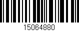 Código de barras (EAN, GTIN, SKU, ISBN): '15064880'