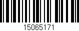 Código de barras (EAN, GTIN, SKU, ISBN): '15065171'