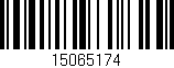 Código de barras (EAN, GTIN, SKU, ISBN): '15065174'