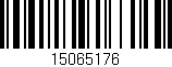 Código de barras (EAN, GTIN, SKU, ISBN): '15065176'