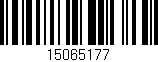 Código de barras (EAN, GTIN, SKU, ISBN): '15065177'