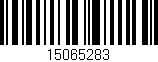 Código de barras (EAN, GTIN, SKU, ISBN): '15065283'