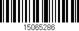 Código de barras (EAN, GTIN, SKU, ISBN): '15065286'
