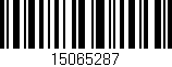 Código de barras (EAN, GTIN, SKU, ISBN): '15065287'