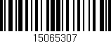 Código de barras (EAN, GTIN, SKU, ISBN): '15065307'