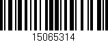 Código de barras (EAN, GTIN, SKU, ISBN): '15065314'